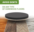 Furniture Sliders for Hardwood Floors 8 PCS - 4 3/4 inch Sliders for Moving Furniture – Felt Furniture Pads for Hardwood Floors