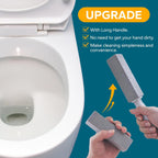 Emycool Pumice Stone Toilet Bowl Cleaner, 10 Pack Toilet Pumice Stone with Handle for Toilet Cleaning Toilet, Bathtubs, Sinks, Swimming Pools, Grills