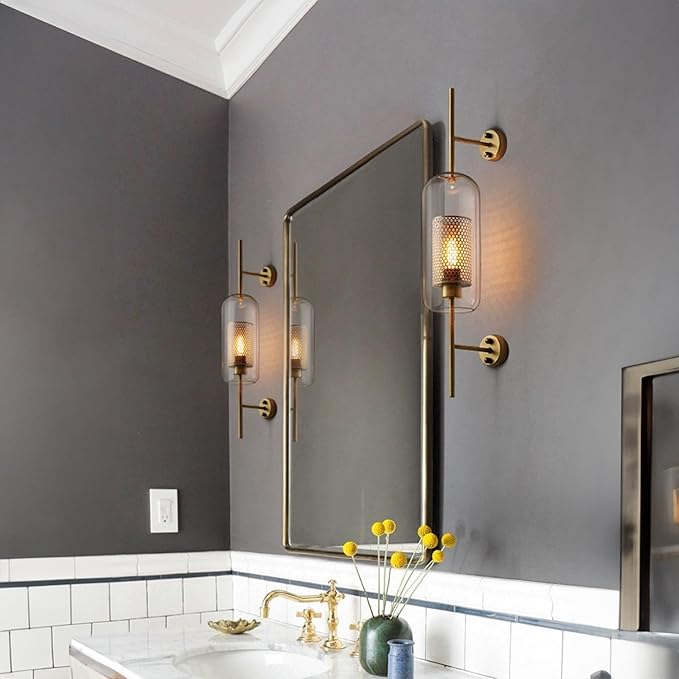 E26 Dimmable Led Tubular Light Bulbs, 60 Watt Equivalent,8.9 inch T10 Long Edison Bulbs, 6W 2700K Warm White 600LM Dimmable Warm Light, Vintage Clear Tube Edison Bulbs for Desk Lamps,Wall Sconces