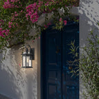 Darkaway Outdoor Lights Fixtures Wall Mount, Outdoor Wall Sconce with Seeded Glass Waterproof Outside Exterior Lighting Fixture for House, Front Porch, Patio (1 Pack)