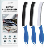SXhyf Crevice Cleaning Brush - Grout Scrub Brush, House Cleaning Supplies, Gap Cleaning Tools, Home Essentials, Gifts for Women Men, Hard Bristle Crevice Cleaner Brush for Household Use, Bathroom