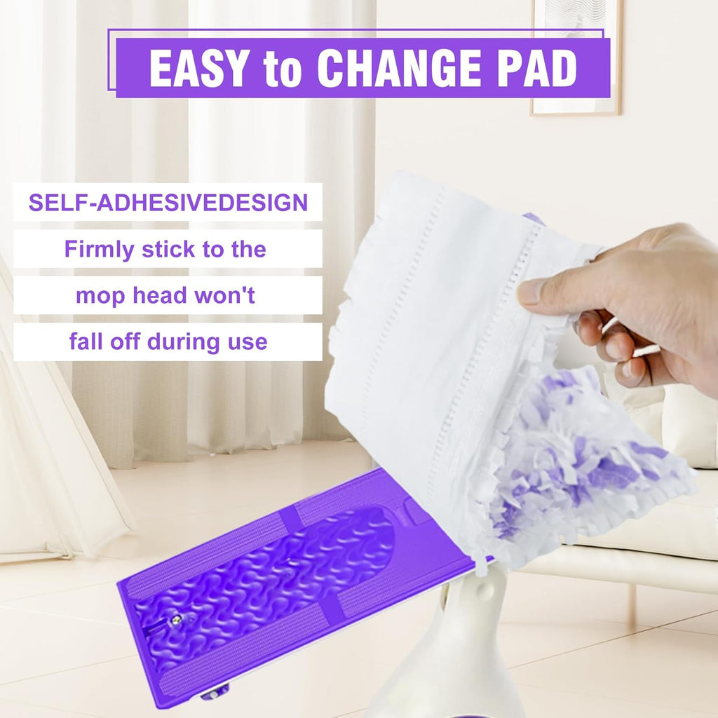 60 Pack Power Mop Refill Pads for Swiffer Power Mop, Disposable Spray Wet Pads Refill for Swiffer PowerMop Multi-Surface Mopping Pad Refills,Mop Head Replacement for Floor Cleaning
