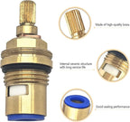 45883000 Ceramic Cartridge Compatible with Grohe Faucet Cartridge 1/2 Inch 1/4 Turn Clockwise Open 90 Degrees Right Side Close Cold Water for Ceramic Cartridge