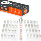 GoodBulb 21W 34 Inch T5 Fluorescent Light Bulb 3000K Warm White Medium Bi-Pin Base 2100 Lumens 85 CRI 36000 Life Hours Instant/Programmed Start (Pack of 40)