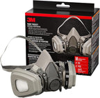 3M P95/OV Paint Project Reusable Respirator 6211, Medium Size, NIOSH-APPROVED Organic Vapor Cartridge & P95 Rated Filters, Lightweight, Flexible, Thermoplastic Faceseal For Comfort (6211P1-DC)