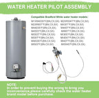 233-47845-05 Water Heater Pilot Assembly Compatible with Bradford White Water Heater,233-47845-05 Pilot Assembly Replace for 415-47845-05,233-47845-02A,233-47845-03