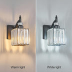 Modern Wall Sconces Set of Two Black Wall Sconces Indoor Wall Lamp Crystal Wall Light Wall Mounted Room Sconce Wall Lighting Bathroom Vanity Light Fixtures