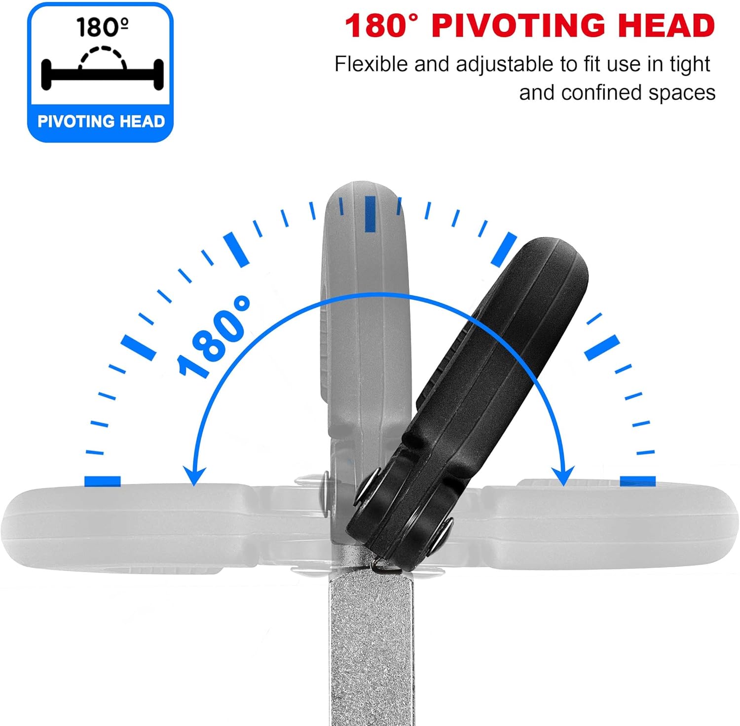 HAUTMEC Pro Telescoping Basin Wrench, Sink Wrench, 7/8" to 2-1/2" Jaw Capacity, 10" to 17" Extendable Handle, Steel Sink Faucet Remover, Tap Nut Spanner PL0027