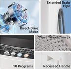 16lbs Portable Washing Machine, 2.0 Cu.Ft Full Automatic Washer and Dryer Combo with 8 Wash Programs, Compact Laundry Washer for Apartment, Dorm, RV, Small Spaces, Lavadora