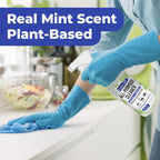 Mighty Mint All-Purpose Cleaner Spray for Home, Kitchen, Bathroom, Natural Peppermint Scent, 16oz - 2 Pack