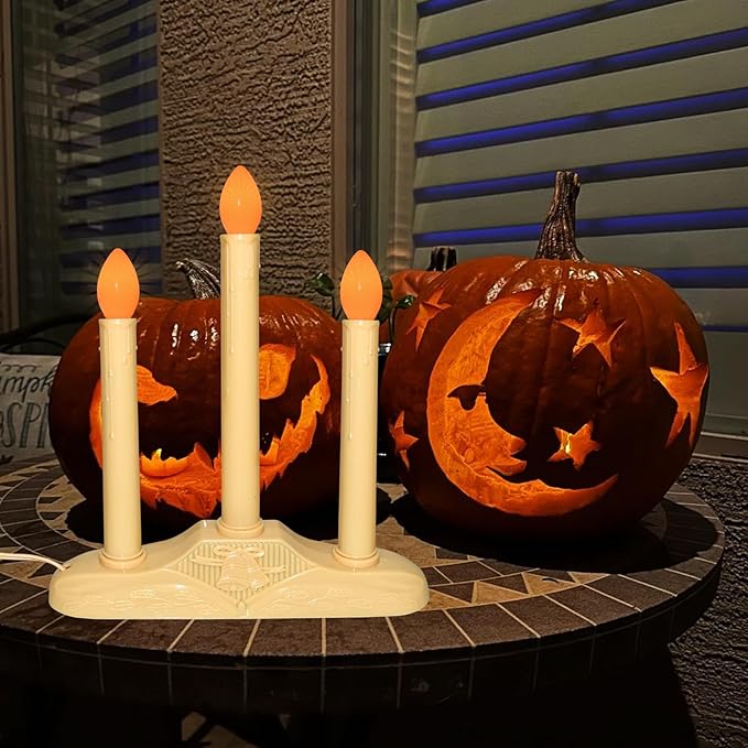 SUNSGNE C7 Christmas Orange Incandescent Night Light Bulbs, 25 Pack C7 Ceramic Replacement Bulbs for Outdoor String Lights, E12 Candelabra Base, 5 Watt, Ceramic Orange