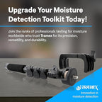 Tramex Extension Handle & Clamp for the 5-Series Moisture Encounters | Use with Our MEX5, ME5, CMEX5, CME5 & Skipper 5 Wood, Drywall, Concrete & Marine Meters Only | Adjustable Tool for Measurement