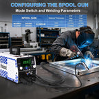 Reboot RBM2000 5-in-1 Welder 120V/240V with Spool Gun - 2025 Upgrade Complete Kit for Aluminum Welding, Steel, Metal Finishing, MIG, Flux Core, Lift TIG, Stick Welding Machine