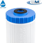 APPLIED MEMBRANES INC pH Neutralization Calcite Filter Cartridge to Raise Alkalinity of Low pH Water | 4.5"x20" Fits 20" Housing | H-F4220CALCITE