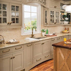 Goo-Ki 6 Pack Antique Brass Cabinet Pulls Drawer Handles, 6.3"(160mm) c-c Vintage Bronze Retro Brass Zinc Alloy Bar Pull Handle Kitchen Hardware for Furniture Cupboard