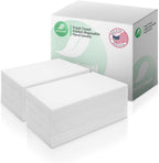 200-count Fresh Towel Disposable Linen-Feel Cloth-Like Guest Hand Towels (12"x16.5") for Bathroom, Kitchen, Party, Wedding, Restaurant or Events| Soft and Absorbent Disposable Napkins