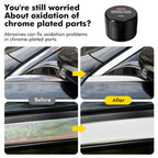 Metal Polish Restorer and Protectant, Chrome Cleaner and Polish for Cars, Removes Oxidation and Discoloration from Metal, Aluminum, Stainless Steel, Brass, Chrome and More - 7Oz