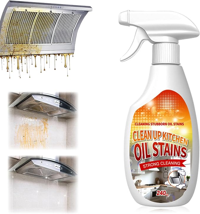 Heavy Duty Degreaserr, 2025 New Kitchen Cleaner, Multipurpose Oil Stain Remover, Strong Grill Cleaner for Restaurant, Multipurpose Cleaner Spray for Countertops, Ovens