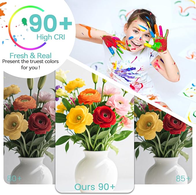 Brightever Edison Bulbs 60W Equivalent, 4000K Natural White Dimmable LED Light Bulb, 7W, 850LM Vintage E26 Light Bulb, 90+CRI, ST58 Clear Glass Antique Decor LED Filament Bulbs for Bedroom, 10 Pack