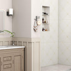 Angle Simple Swivel Towel Hooks, SUS 304 Stainless Steel Foldable Robe Hand Towel Holder for Bathroom Kitchen Wall, Brushed Nickel, 2 Pack