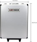 Campfun 899PCS Household Tool Kit with Complete Hand Tools, Mechanic Rolling Tool Set for Home & Auto Repair, White