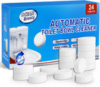 Automatic Toilet Bowl Cleaner Tablets, Bleach & Oxidation Formula for Powerful Cleaning, Deodorizing & Descaling, Long-Lasting Slow-Release Toilet Tank Cleaner, Septic Safe