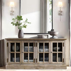 PERMO Single Classic Rustic Industrial Wall Sconce Hardwired Lighting Fixture with Flared White Textile Lamp Shade and Brushed Nickel Tapered Column Stand,Hardwired E26 Base