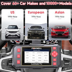 2025 New Upgraded FOXWELL Car Scanner NT604, OBD2 Scanner Diagnostic Tool, ABS Scanner, Airbag Scanner, Check Engine Code Reader, Transmission Scan Tool for All Vehicles, English/Spanish Ver., AutoVIN