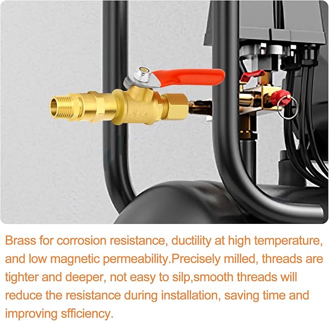 GASHER 4PCS Metals Brass Pipe Fitting, Hex Nipple Brass Hex Coupler, 3/8" x 3/8" NPT Male Thread Pipe, 3/8 Inch x 3/8 Inch NPT Female Thread Pipe