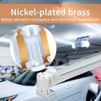 JESLED Non Shunted LED Tombstones - (Pack of 100) T8 Lamp Holder, UL Turn Type Tombstone Lampholder for T10 T12 LED Fluorescent Tube Replacement, Medium Bi-pin G13 Socket for Programmed Start Ballasts