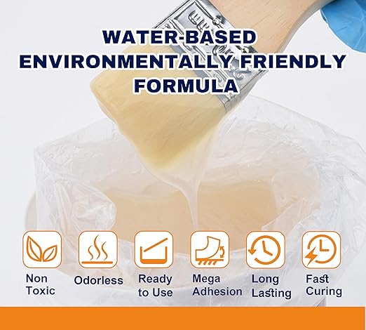Waterproof Adhesive 35oz, Transparent Waterproof Sealant Coating, Anti-Leaking Sealants Agent - Sealant Repair Leak Agent for Roofs, Bathroom, Walls, Kitchen, Garden, Indoor & Outdoor