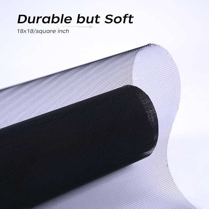 Ultra HD Window Screen – 316 Stainless Steel Durable & High Visibility Screen for Patio, Porch & Pool Areas (24"x25')