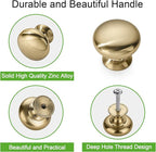 TUNNY 10 Pack Cabinet Knob- Champagne Bronze Furniture Hardware Handles for Kitchen Cabinets Bedroom Dresser Wardrobe Cabinet Pulls