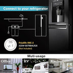 Frizzlife DW10 Under Sink Water Filter System, NSF/ANSI 53&42 Certified Elements, Reduces 99.99% Lead, Chlorine, Fluoride, Bad Taste & Odor, Direct Connect 2-Stage Water Filter, 0.5 Micron, USA Tech