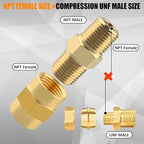 102PCS Brass Pipe Fittings Assortment Kit NPT Adapter, Hex Nipple, Reducer Bushing, Coupling, Reducer Busing, Close Nipple, Hex Head Plug, BulkHead Nut & Countersunk Plug NPT Fittings Kits