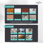 Zogics Enzyme Enriched Floor Cleaner & Deodorizer Concentrate, 128 oz - Makes up to 128 Gallons