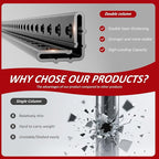 48" W Metal Garage Shelving 5 Tier Storage Shelves Heavy Duty 3030LBS Adjustable Shelf Unit Garage Shelving for Warehouse, Industrial, Basement, 72" H x 48" W x 24" D