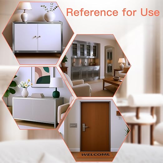 GSCIT Club Grey Silver Edge Banding, 2 Inch x 50ft Aluminum Brushed Edge Banding PVC Edge Trim for Cabinet Repair Furniture