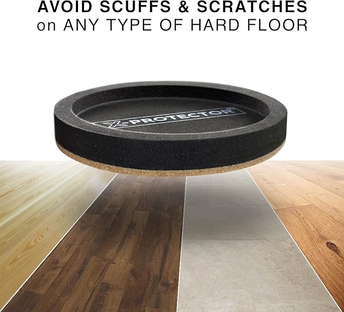 Felt Furniture Sliders for Hardwood Floors X-PROTECTOR 8 PCS 4 3/4” - Furniture Slider with Unique Design - Heavy-Duty Furniture Movers for Hard Surfaces - Felt Sliders - Move Your Furniture Easily!
