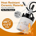 UL Listed Porcelain E26 Lamp Socket with 6'' Wire Lead, High Temp Resistant, Rotary Knob ON/Off Switch with 2 Wire Connectors Nuts for DIY Table Lamp,Pendant Light Replacement (2)