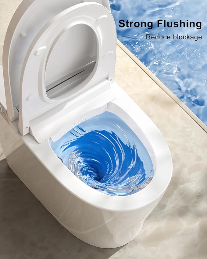 2-Inch Toilet Flush Valves, Dual Flush Valve Toilet Repair Kit Compatible with One Piece Toilets Top Push Button Valve, 10.8" Height