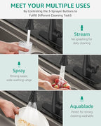 Mbillion Universal Matte Black Kitchen Faucet Sprayer Head Replacement – 3-Function Pull-Down Nozzle with 14 Adapters – Fits Moen, Delta, Kohler, WEWE & American Standard