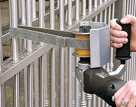 CS Unitec | PTX ECO Smart | Linear Finishing System. Surface Finishing on Stainless Steel, Aluminum, & Metals. Anti-Vibration Handle, Variable Speeds, High Torque, 7.25 Lbs - Made in Germany