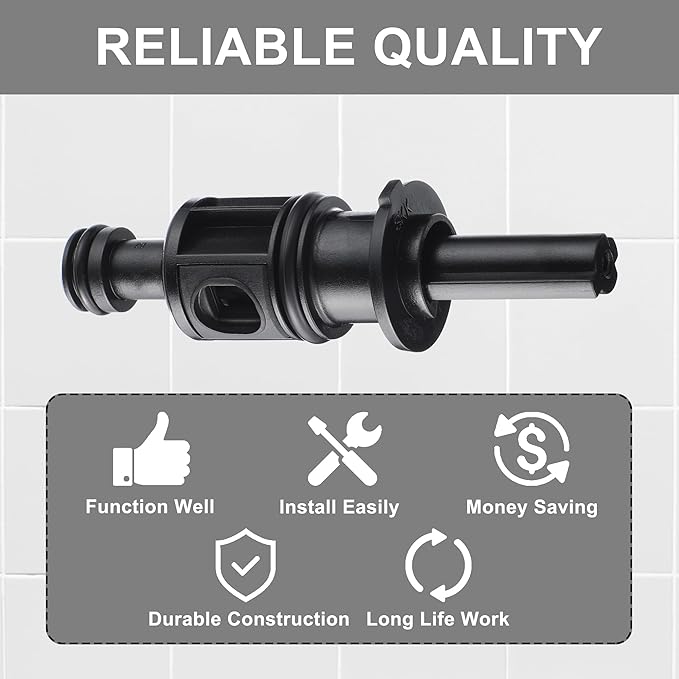 Dreyoo 1 Pack Compatible with 9742920 S742920 Pull and Turn Tub Shower Cartridge, Compatible with Pfister Avante Series Lavatory, Tub Faucet, Shower Valve Cartridge Replacement Part (Plastic Stem)
