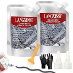 2 PCS Concrete Crack Filler, Cement Crack Repair Sealant, Self Leveling Concrete Filler for Driveways, Walkways, Patios, Outdoor Joint Repair Waterproof