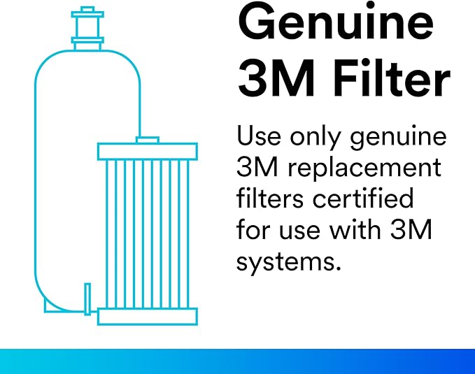 3M Aqua-Pure Whole House Replacement Water Filter Cartridge AP817, for use with AP801 Housing, 25 Micron, Reduces Chlorine, Taste and Odor