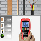 Stud Finder Wall Scanner, 5 in 1 Multi-functional Stud Locator with Microprocessor Chip and HD LCD Display for Center and Edge of Wood, AC Wire, Metal and Studs Detection