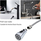 Spray Hose for Kitchen Faucet, 59-inch Pull-Out Sink Replacement, Pull Down Hose