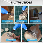 HARDELL Cordless Rotary Tool 4V, 6-Speed Mini Rotary Tool with Digital Display, 80Pcs Accessories, Type-C Charging Multi-function Engraving Tool for Cutting, Sanding, Grinding, Drilling