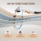 Portable Carpet & Upholstery Spot Cleaner Machine, Powerful Suction & Handheld Carpet Cleaner, Deep Stain Cleaning for Carpet, Car, Couches, Pets, with Carpet Cleaner Solution